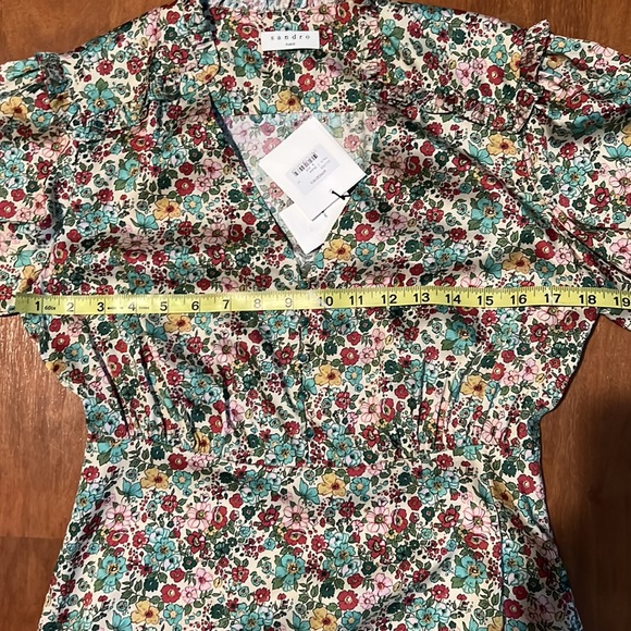 🌸 SANDRO 🌸Fee Floral Ruffle Dress SANDRO - Picture 6 of 16